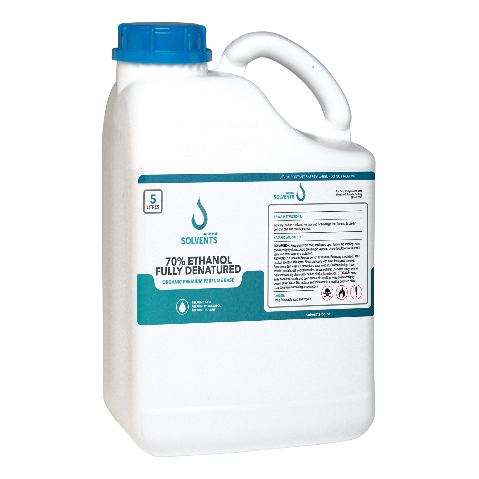 70 Fully Denatured Ethanol Blended with 30 Water (5L)